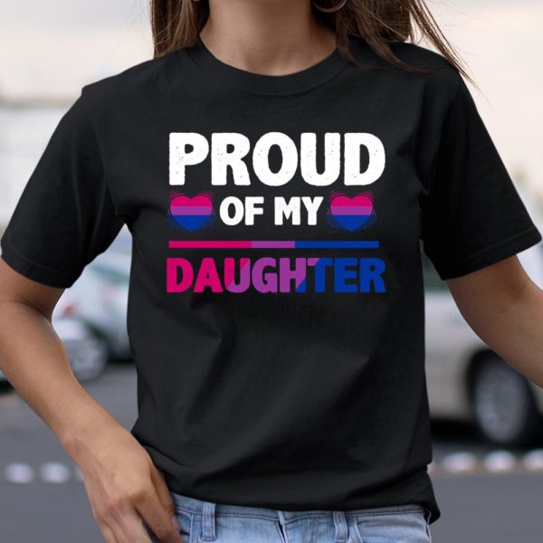 Proud of my Bi Daughter – Proud Mom or Dad Bisexual T Shirt Essential T-Shirt T Shirt  Itees Global