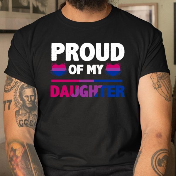 Proud of my Bi Daughter – Proud Mom or Dad Bisexual T Shirt Essential T-Shirt T Shirt  Itees Global