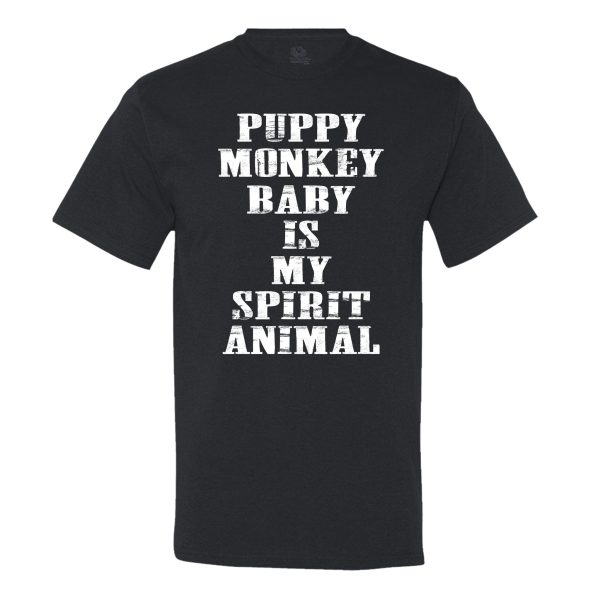 Puppy Monkey Baby Is My Spirit Animal Men’s T-Shirt