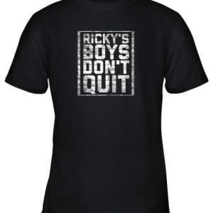 RICKYS BOYS DONT QUIT Distressed Baseball Youth T-Shirt –