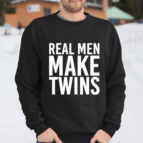 Real Men Make Twins Shirt Funny Father Dad Papa T Shirt  Itees Global