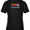 Retro Cleveland Shirt Native American Baseball Skyline Youth T-Shirt –