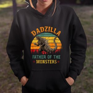 Retro Dadzilla Father Of The Monsters T Shirt Father s Day T Shirt Itees Global 4