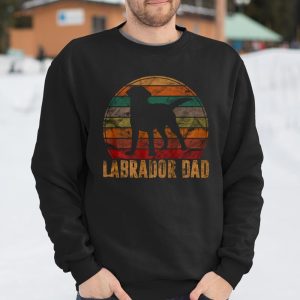 Retro Labrador Dad Gift Dog Daddy Golden Black Lab Father T Shirt Itees Global 3