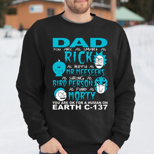 Rick And Morty Fathers Day Dad You Are T Shirt  Itees Global