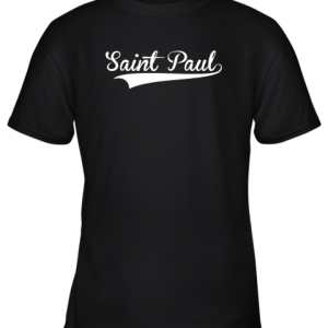SAINT PAUL Baseball Styled Jersey Shirt Softball Youth T-Shirt –