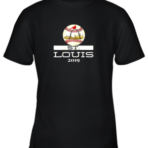 Saint Louis Red Cardinal Shirt 2019 Cool Baseball Skyline Youth T-Shirt –
