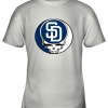 San Diego Padres The Grateful Dead Baseball MLB Mashup Youth T-Shirt –