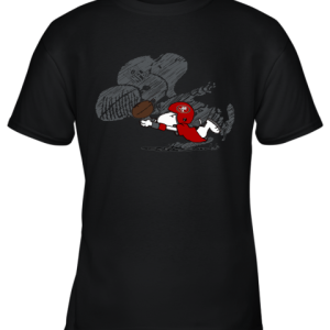 San Fracisco 49ers Snoopy Plays The Football Game Youth T-Shirt –