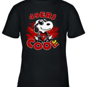 San Francisco 49ers Snoopy Joe Cool We’re Awesome Youth T-Shirt –