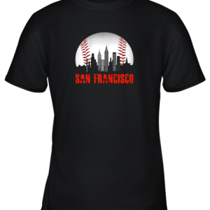 San Francisco Baseball Downtown Skyline Youth T-Shirt –