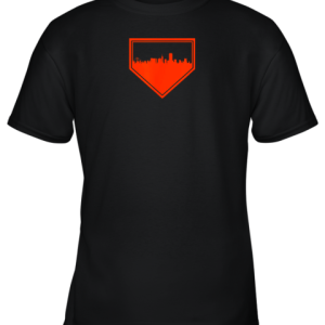 San Francisco Baseball Home Plate Vintage SF Skyline Youth T-Shirt –