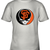San Francisco Giants The Grateful Dead Baseball MLB Mashup Youth T-Shirt –
