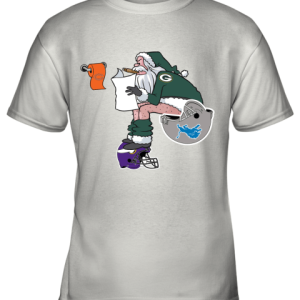 Santa Claus Green Bay Packers Shit On Other Teams Christmas Youth T-Shirt –