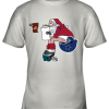 Santa Claus New York Giants Shit On Other Teams Christmas Youth T-Shirt –