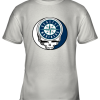 Seattle Mariners The Grateful Dead Baseball MLB Mashup Youth T-Shirt –