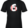 Sixth Birthday 6th BASEBALL Shirt Number 6 Born in 2013 Youth T-Shirt –