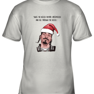 Snoop Dogg Twas The Nizzle Before Chrismizzle Youth T-Shirt –