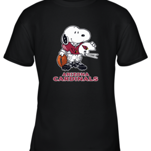 Snoopy A Strong And Proud Arizona Cardinals Player NFL Youth T-Shirt –