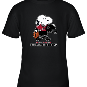 Snoopy A Strong And Proud Atlanta Falcons Player NFL Youth T-Shirt –