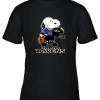 Snoopy A Strong And Proud Baltimore Ravens Player NFL Youth T-Shirt –
