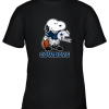 Snoopy A Strong And Proud Dallas Cowboys Player NFL Youth T-Shirt –