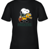 Snoopy A Strong And Proud Green Bay Packers Player NFL Youth T-Shirt –