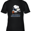 Snoopy A Strong And Proud Los Angeles Chargers Player NFL Youth T-Shirt –