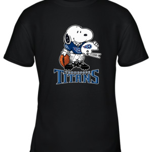 Snoopy A Strong And Proud Tennessee Titans Player NFL Youth T-Shirt –