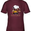 Snoopy A Strong And Proud Washington Redskins Player NFL Youth T-Shirt –