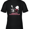 Snoopy And Charlie Brown Happy Arizona Cardinals Fans Youth T-Shirt –