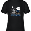 Snoopy And Charlie Brown Happy Dallas Cowboys Fans Youth T-Shirt –