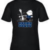 Snoopy And Charlie Brown Happy Indianapolis Colts Fans Youth T-Shirt –
