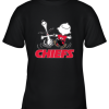 Snoopy And Charlie Brown Happy Kansas City Chiefs Fans Youth T-Shirt –