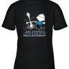 Snoopy And Charlie Brown Happy Los Angeles Chargers Fans Youth T-Shirt –