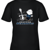 Snoopy And Charlie Brown Happy Seattle Seahawks Fans Youth T-Shirt –