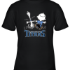 Snoopy And Charlie Brown Happy Tennessee Titans Fans Youth T-Shirt –