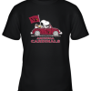 Snoopy And Woodstock Ride The Arizona Cardinals Car NFL Youth T-Shirt –
