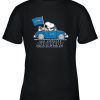 Snoopy And Woodstock Ride The Los Angeles Chargers Car NFL Youth T-Shirt –