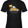 Snoopy And Woodstock Ride The Pittsburg Steelers Car NFL Youth T-Shirt –