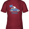 Snoopy And Woodstock Ride The Tennessee Titans Car NFL Youth T-Shirt –