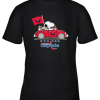 Snoopy And Woodstock Ride The Washington Capitals Car NHL Youth T-Shirt –