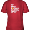 Softball Baseball Repeat Shirt Cool Cute Gift Ball Mom Dad Youth T-Shirt –