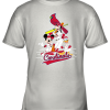 St. Louis Cardinals Mickey Donald And Goofy Baseball Youth T-Shirt –