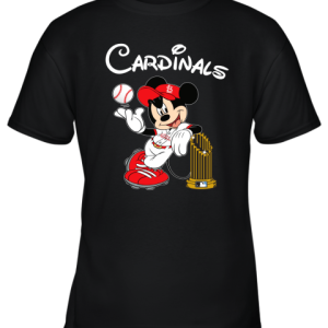 St. Louis Cardinals Mickey Taking The Trophy MLB 2019 Youth T-Shirt –