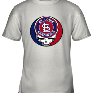 St. Louis Cardinals The Grateful Dead Baseball MLB Mashup Youth T-Shirt –