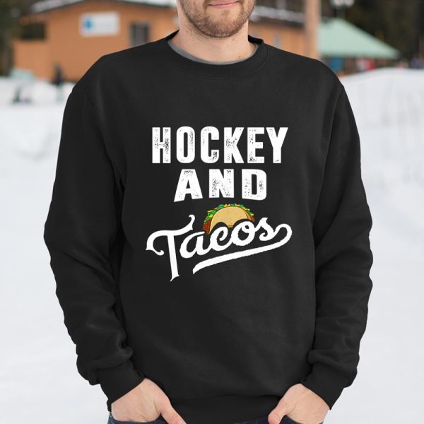 Tacos Shirt Hockey and Tacos T Shirt Dad Boys Kids Ice Player Taco Gift T Shirt  Itees Global