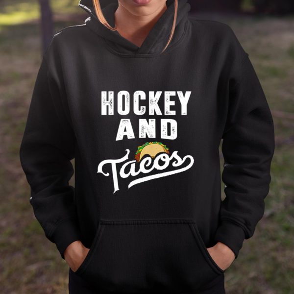 Tacos Shirt Hockey and Tacos T Shirt Dad Boys Kids Ice Player Taco Gift T Shirt  Itees Global