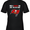 Tampa Bay Buccaneers Born A Buccaneers Fan Just Like My Daddy Youth T-Shirt –