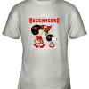 Tampa Bay Buccaneers Let’s Play Football Together Snoopy NFL Youth T-Shirt –